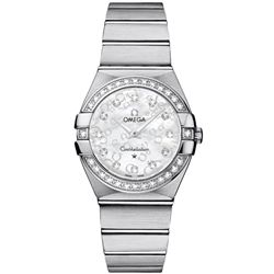 Omega  Constellation Brushed Quartz 27Mm  Women Watch