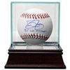 David Justice Signed Official Major League Baseball 95 WS Champs W/ Glass Case (Atlanta Braves)