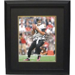 Joe Flacco Signed Baltimore Ravens 8X10 Photo Custom Framed