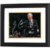 Image 1 : Jim Calhoun Signed Connecticut Huskies 8X10 Photo Custom Framed (Arms Crossed) (3X National Champs)