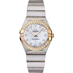 Omega  Constellation Brushed Quartz 27Mm  Women Watch