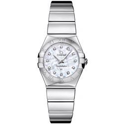 Omega  Constellation Polished Quartz 24Mm  Women Watch