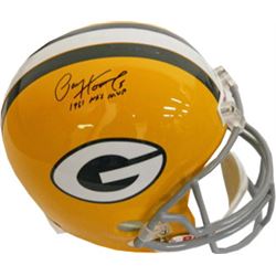 Paul Hornung Signed Green Bay Packers Full Size Replica TB Helmet 1961 NFL MVP- PSA Hologram