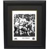 Ken Stabler Signed Oakland Raiders 8X10 B&W Photo Custom Framed (QB Legends-Deceased)