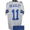 Image 1 : Cole Beasley Signed Dallas Cowboys White Prostyle Jersey #11- JSA Hologram