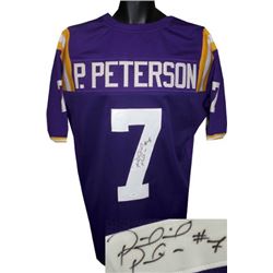 Patrick Peterson Signed LSU Tigers Purple Custom Jersey- JSA Hologram