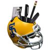 Image 1 : San Jose State Spartans (Yellow Matte) NCAA Football Schutt Mini Helmet Desk Caddy