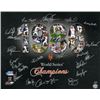 Dwight Gooden Signed New York Mets 16X20 Photo (Black) 1986 World Series Champions 21 Signatures