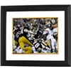 Image 1 : Ernie Holmes Signed Pittsburgh Steelers Steel Curtain 16X20 Photo Custom Framed Color Action 4 Signa