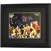 Image 1 : Reggie Johnson Signed Philadelphia 76Ers 16X20 Photo Custom Framed 1983 NBA Champions W/ 6 Signature
