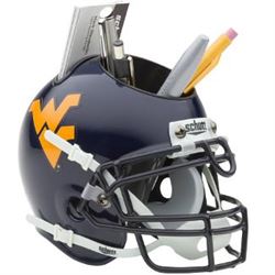 West Virginia Mountaineers NCAA Football Schutt Mini Helmet Desk Caddy