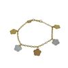 Image 1 : Gold Filled Tri Color Flower Bracelet