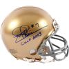 Image 1 : Joe Theismann Signed Notre Dame Fighting Irish Riddell Mini Helmet CHOF 2003