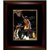 Shaquille O'neal Signed Los Angeles Lakers 16X20 Photo Custom Framed #34 (Dunk Vs Seattle)