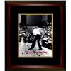 Image 1 : Bobby Knight Signed Indiana Hoosiers 8X10 Black & White Photo Custom Framed Throwing Chair (Red Sign