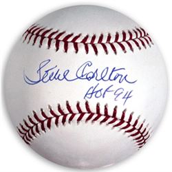 Steve Carlton Signed Official Major League Baseball HOF 94- JSA Holo