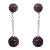 Image 1 : 8M & 10M Crystal Ball Earrings