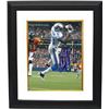 Image 1 : Calvin Johnson Signed Detroit Lions 8X10 Photo #81 Custom Framed (Vertical-White Jersey)