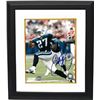 Image 1 : Eddie George Signed Tennessee Titans 8X10 Photo Custom Framed (Vs Browns)