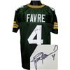 Image 1 : Brett Favre Signed Green Bay Packers Green Prostyle Jersey- Favre Hologram