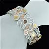 Image 1 : Multi Color  Naturel Fancy Diamond Braclet
