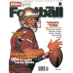 Steve Young Unsigned San Francisco 49Ers Athlon Sports 1999 NFL Pro Football Preview Magazine