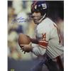 Image 1 : YA Tittle Signed New York Giants Color Passing Vertical 16X20 Photo HOF 71