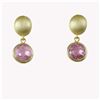 Image 1 : GD-Pnk CZ Earrings