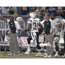 Antonio Cromartie Signed San Diego Chargers 16X20 Photo (Horizontal-White Jersey)- Cromartie Hologra