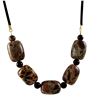 Image 2 : Assorted Nugget Stones On Suede Chain- 18