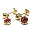 Image 1 : Gold Filled Pink Post Earring