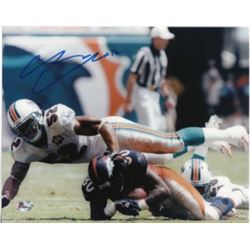 Channing Crowder Signed Miami Dolphins 8X10 Photo