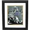 Image 1 : Billy Sims Signed Detoit Lions Vintage B&W 8X10 Photo Custom Framed 80 ROY