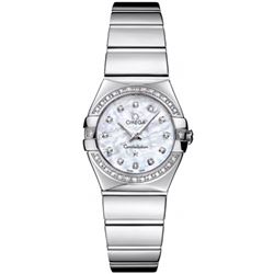 Omega  Constellation Polished Quartz 24Mm  Women Watch