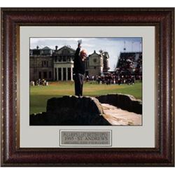 Arnold Palmer Unsigned 1995 Last British Open 16X20 Photo Leather Framed