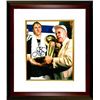 Image 1 : Larry Bird Signed Boston Celtics 8X10 Photo Custom Framed (Trophy With Red Auerbach)