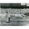 Image 1 : Dave Righetti Signed New York Yankees No Hitter Game B&W Pitching Action 16X20 Photo