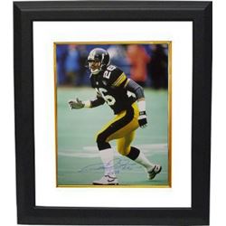 Rod Woodson Signed Pittsburgh Steelers 16X20 Photo Custom Framed HOF 09