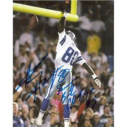 Alvin Harper Signed Dallas Cowboys 8X10 Photo SB Champs 92, 93