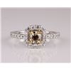 Image 1 : Ring With Yellow Round Diamond