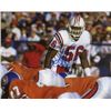 Image 1 : Andre Tippett Signed New England Patriots 16X20 Photo HOF 08