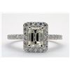 Image 1 : Ring With White Emerald Diamond