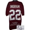 Image 1 : Mark Ingram Signed Alabama Crimson Tide Crimson Custom Jersey W/ Embroidered Stats #22- Ingram Holog
