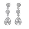 Image 1 : Sterling Silver-CZ Earrings