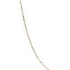 Image 2 : Gold Over Sterling Silver Diamond Cut Chain 18