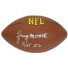 Image 1 : Lenny Moore Signed Wilson Touchdown Full Size NFL Football W/ROY 56