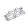 Image 1 : WG DIAMOND RING W/ YG PLATED ACCENTS - Size 7 (#9769D)