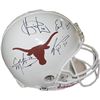 Image 1 : Colt Mccoy Signed Texas Longhorns Greats Full Size Authentic Helmet W/ 4 Signatures