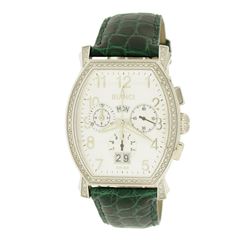 Roberto Bianci Classic Strap Diamond Watch With Chronograph And Day And Date -1861DIA