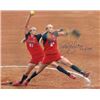 Image 1 : Jennie Finch Signed Olympic Team USA 16X20 Photo Double Exposure 04 US Gold